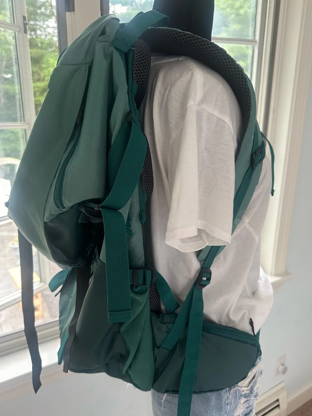 Quest Expedition 65L Internal Frame Gorpcore CabinCore Backpack Green